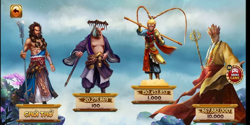 Các ký hiệu đặc biệt tại game nổ hũ tây du ký