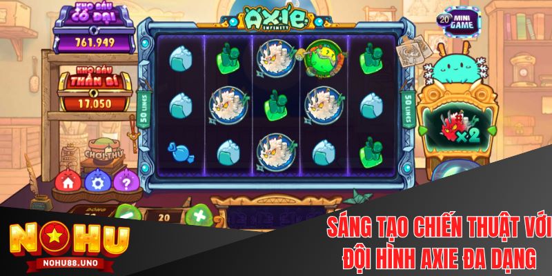 Sáng tạo chiến thuật với đội hình Axie đa dạng