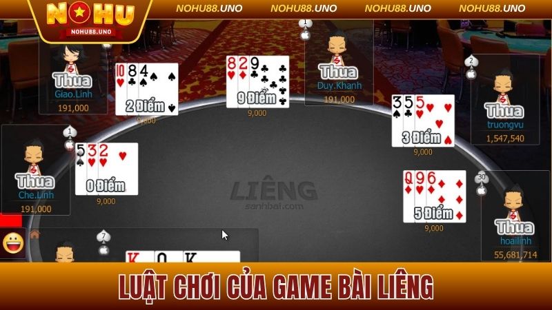 Luật chơi liêng chi tiết cho người tham gia